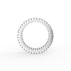 18K Bespoke Pave Diamond Ring — FRONT