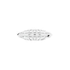 14K White Gold Baguette Diamond Dome Ring — TOP