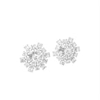 18K Bespoke Diamond Earrings — 3D VIEW