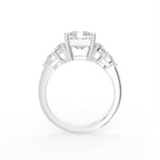 vimg:Z00250|18K Radiant Diamond Engagement Ring — FRONT