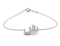 18K Arabic Alphabet Diamond Bracelet — TOP
