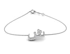 18K Arabic Alphabet Diamond Bracelet — TOP