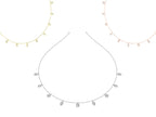 14K Bold Round Tennis Diamond Necklace — 3 COLOR