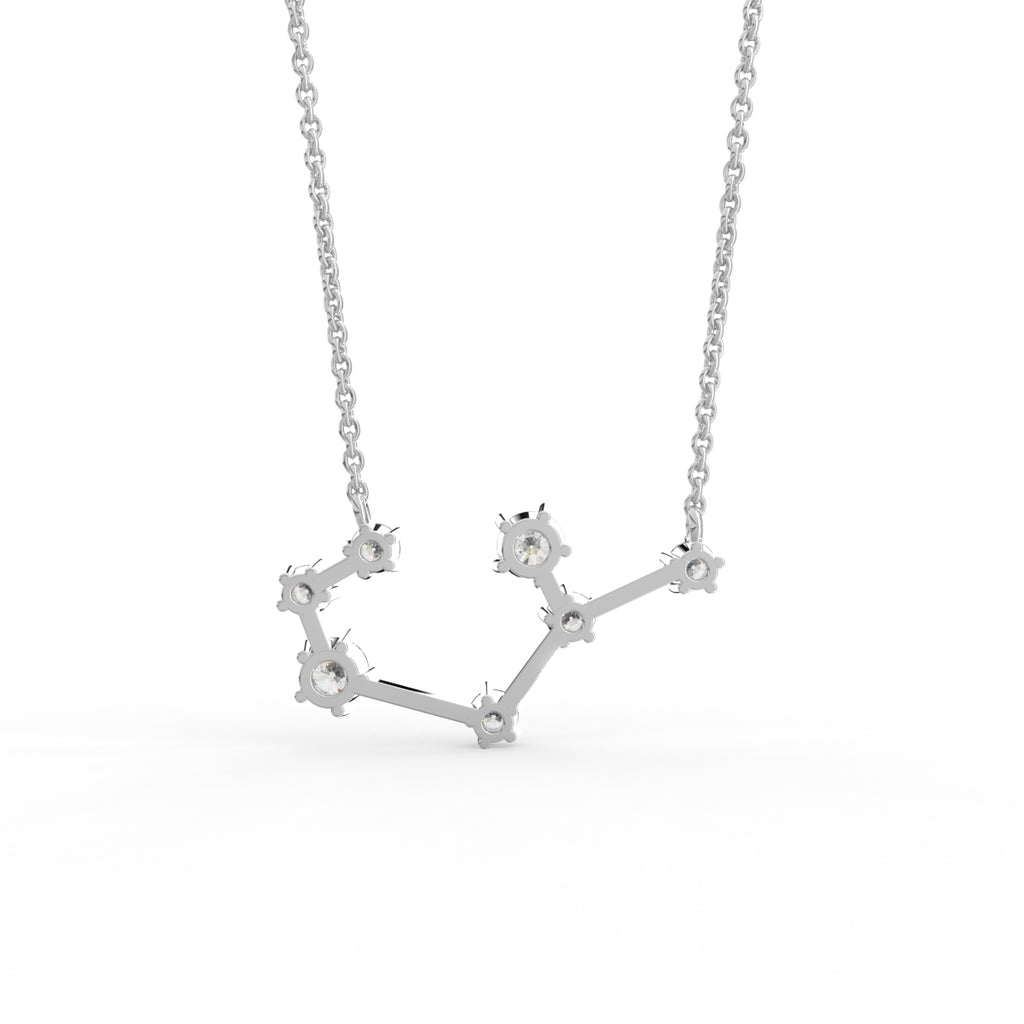 vimg:FJ6931|vimg:FJ7077|vimg:FJ2457|vimg:FJ4524|18K Constellation Round Diamond Pendant — BACK