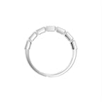 18K Yellow Gold Baguette Eternity Diamond Ring — FRONT