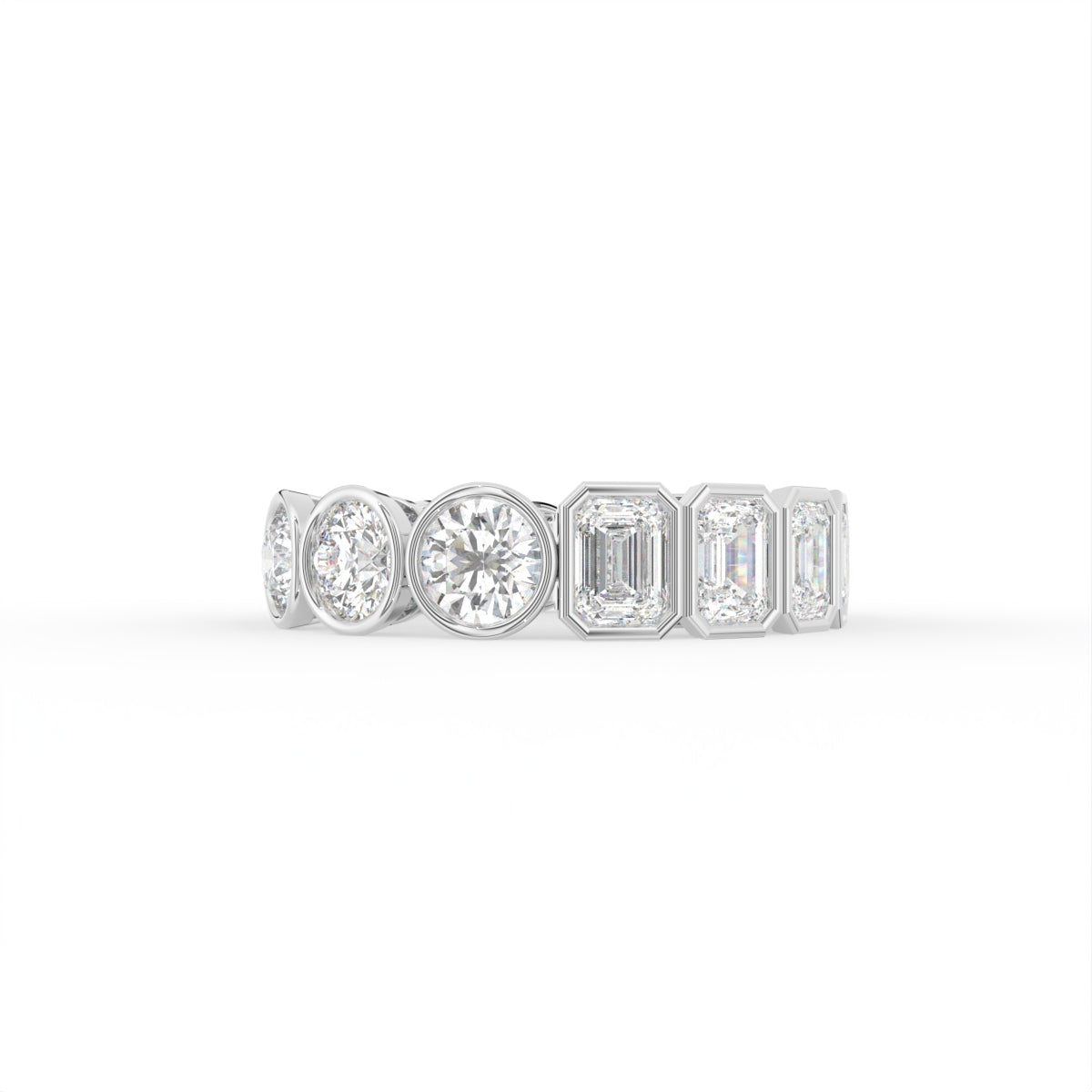 Sterling Silver Diamond Ring — TOP