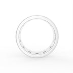 vimg:FJ6116|vimg:FJ6119|18K Bespoke Round Bezel Diamond Ring — FRONT