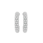 18K Pave Diamond Earrings — TOP