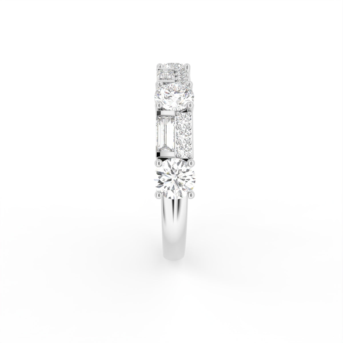 vimg:FJ5124|vimg:FJ5122|14K Eternity Round Diamond Ring — SIDE