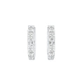 18K Diamond Piercing Hoop Earrings — TOP