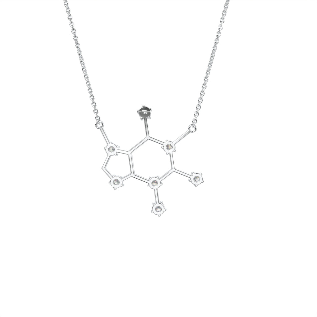 vimg:FJ3339|vimg:FJ3305|vimg:FJ3356|14K White Gold Molecule Round Diamond Pendant — BACK