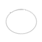 18K Heart Infinity Round Diamond Bracelet — FRONT