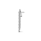 18K Marquise Diamond Drop Earrings — SIDE VIEW