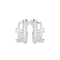 18K Crescent Moon and Stars Diamond Earrings — TOP