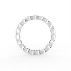 18K Full Eternity Diamond Ring — FRONT