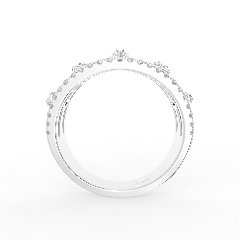 18K Baguette Diamond Eternity Ring — FRONT