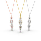 vimg:FJ5954|vimg:FJ5979|18K Oval Diamond Pendant — 3 COLOR