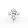 18K Solitaire Cocktail Diamond Ring — TOP