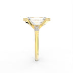 Sterling Silver Diamond Ring — 3D / RIGHT