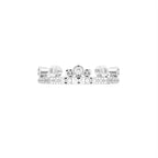 18K Yellow Gold Round Eternity Diamond Ring — TOP