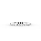 18K Full Eternity Round Diamond Ring — TOP