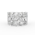 18K White Gold Baguette Diamond Ring — TOP