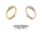18K Eternity Round Diamond Ring — 3 COLOR