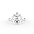 18K Solitaire Marquise Diamond Engagement Ring — TOP