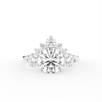 18K Solitaire Marquise Diamond Engagement Ring — TOP