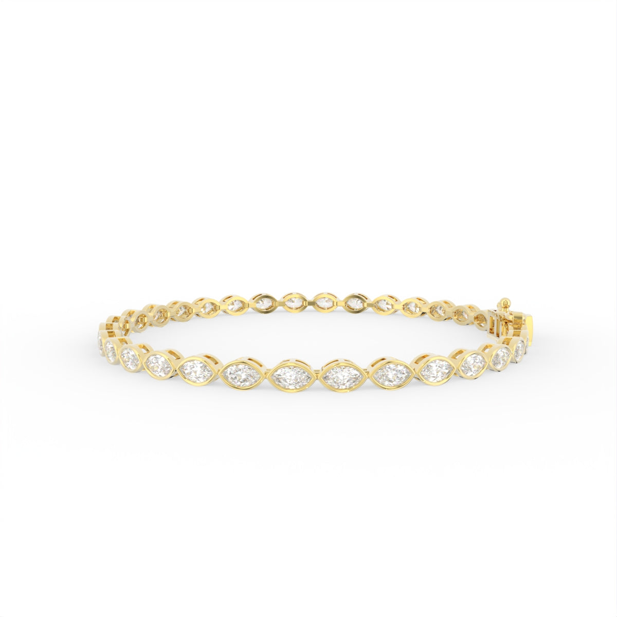 Sterling Silver Diamond Bracelet — TOP