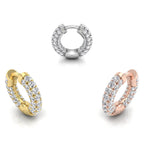 18K Bespoke Diamond Earrings — 3 COLOR