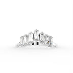 18K White Gold Baguette Diamond Ring — TOP