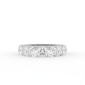 18K Full Eternity Round Diamond Ring — TOP