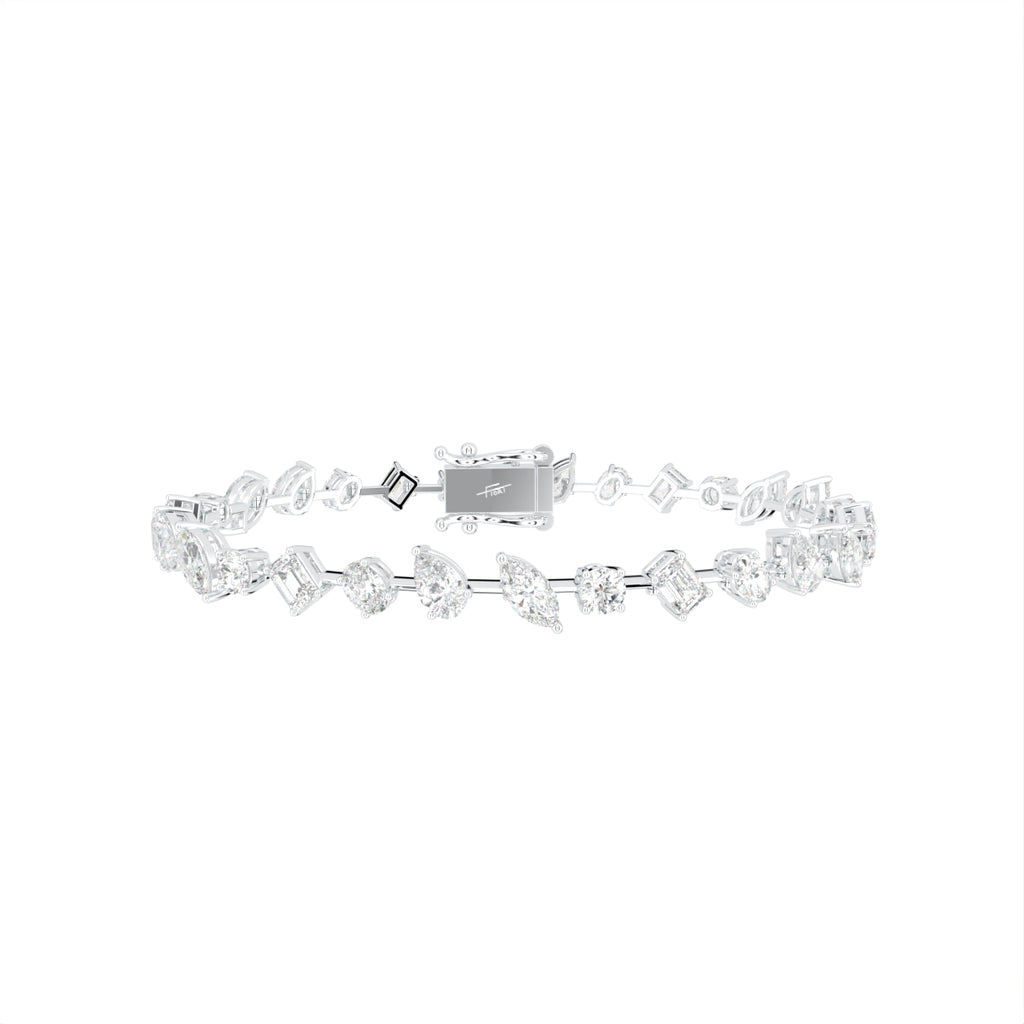 18K Tennis Diamond Bracelet — TOP