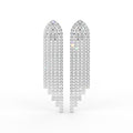 18K Bespoke Chandelier Diamond Drop Earrings — TOP