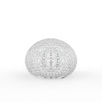18K Bespoke Pavé Diamond Ring — TOP