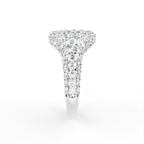 18K Bespoke Diamond Ring — SIDE