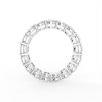 18K Full Eternity Round Diamond Ring — FRONT
