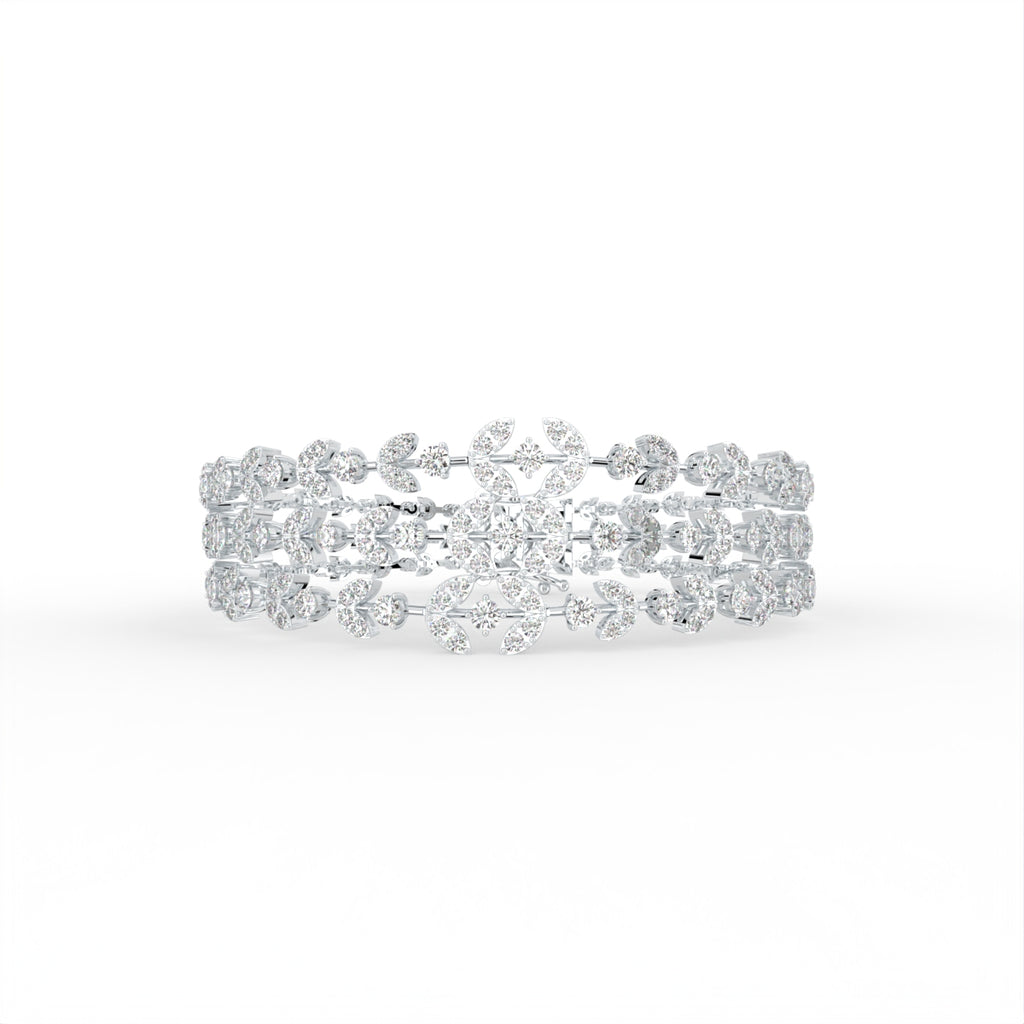 18K Bespoke Pave Diamond Bracelet — TOP
