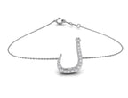 18K Arabic Alphabet Diamond Bracelet — TOP