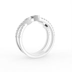 18K Bespoke Round Diamond Ring — 3D VIEW
