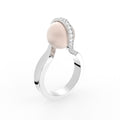 Sterling Silver Diamond Ring — IMAGE URL