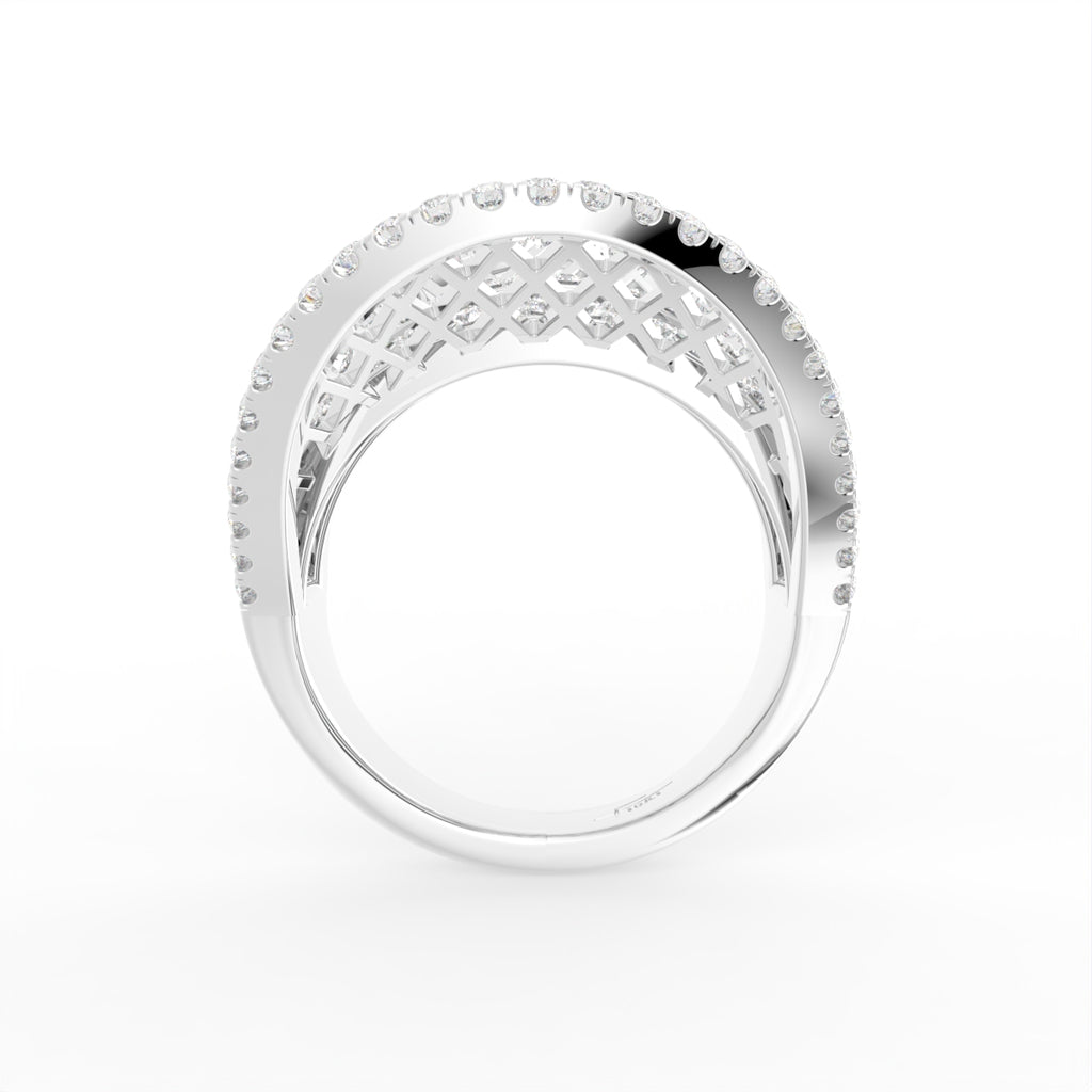 18K Bespoke Diamond Ring — FRONT