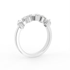 18K Mixed Cut Diamond Ring — 3D VIEW