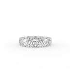 18K Eternity Trillion Diamond Ring — TOP