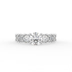 Sterling Silver Diamond Ring — TOP