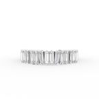 18K Eternity Baguette Diamond Ring — TOP
