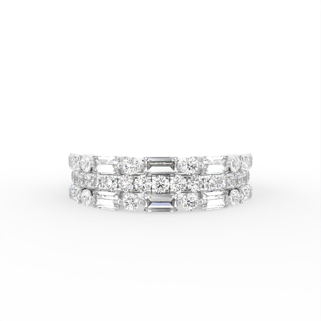 18K Eternity Diamond Ring — TOP