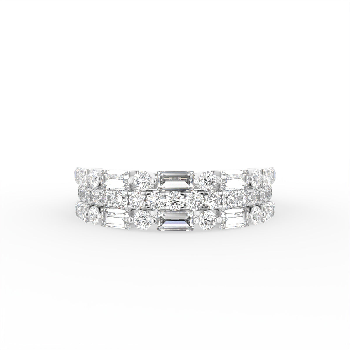 18K Eternity Diamond Ring — TOP