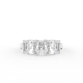14K Yellow Gold Bespoke Radiant Diamond Ring — TOP